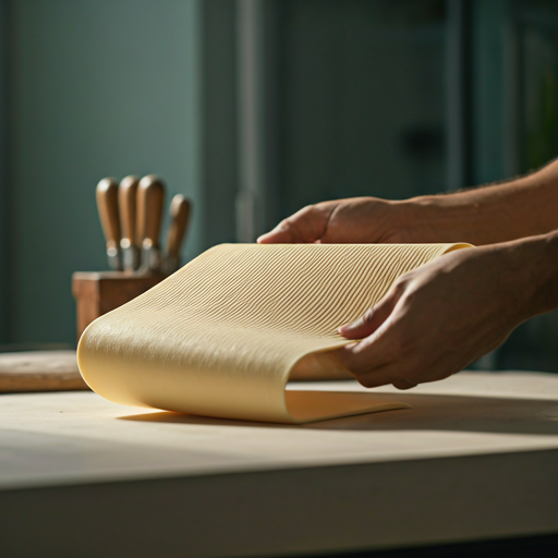 Handcrafted latex material details