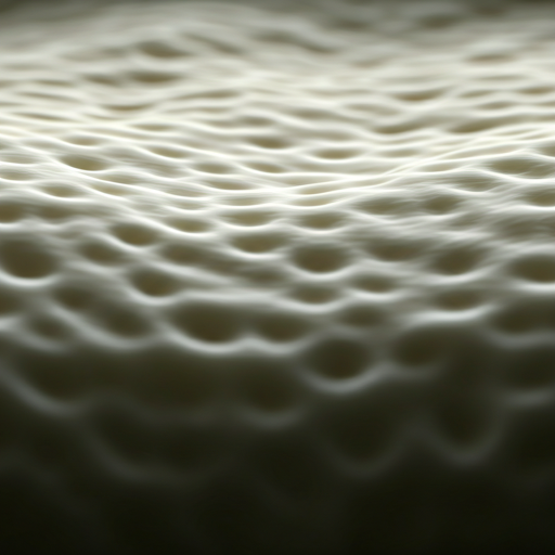 Organic latex texture closeup